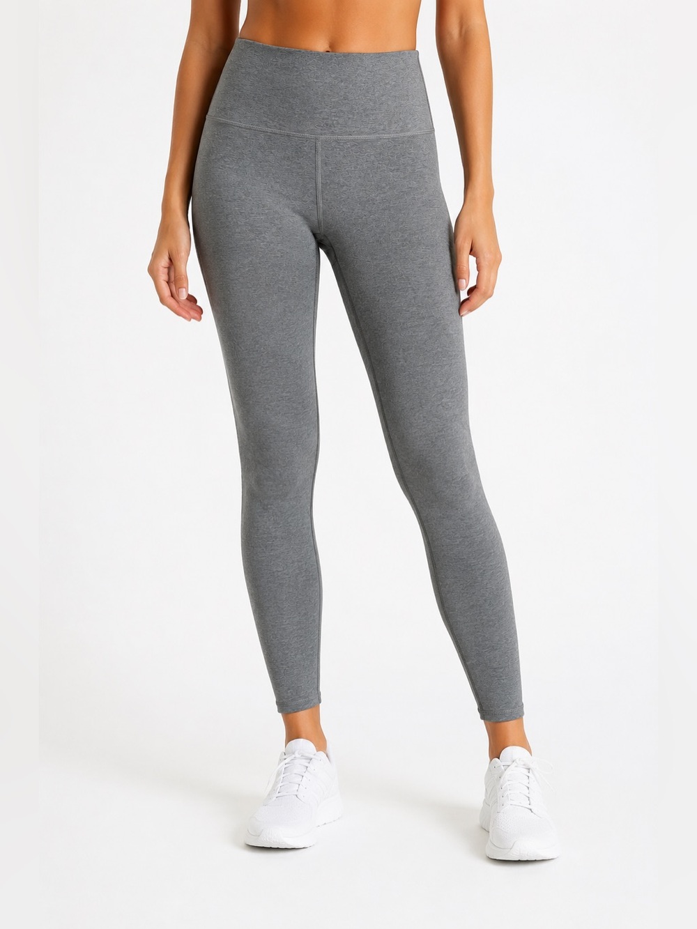 Vuori Heather Gray High Rise Performance Leggings Yoga Pants XS 26” Inseam